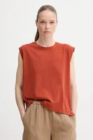 Bavlněný top Levi's černá barva, A8794