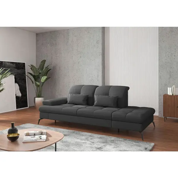 Sit & More LENOŠKA, textil, tmavě šedá