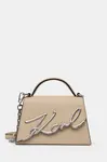 Kabelka Karl Lagerfeld K/SIGNATURE béžová barva, A1W30038