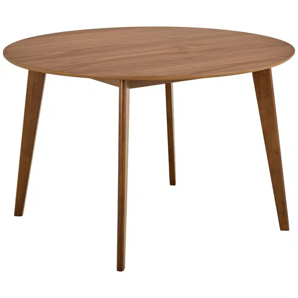 MID.YOU JÍDELNÍ STŮL, ořech, kaučukové dřevo, barvy vlašských ořechů, 105/105/76 cm