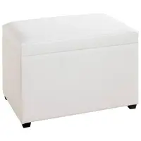 TRUHLOVÁ LAVICE, textil, kompozitní dřevo, 58/42/39 cm