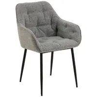 MID.YOU ŽIDLE S PODRUČKAMI, buklé, šedá