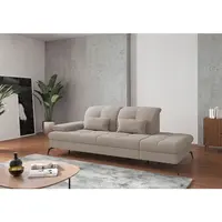 Sit & More LENOŠKA, textil, šedobéžová