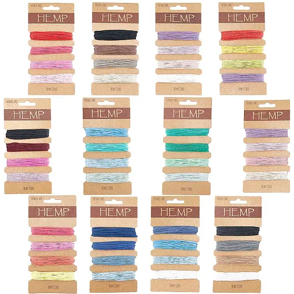 12Pcs 12 Colors Cotton Thread Sets