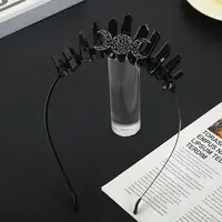 Hollow Triple Moon Metal Crown Hair Bands