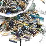 Glass Twist Bugle Beads
