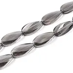 Electroplate Transparent Glass Beads Strands