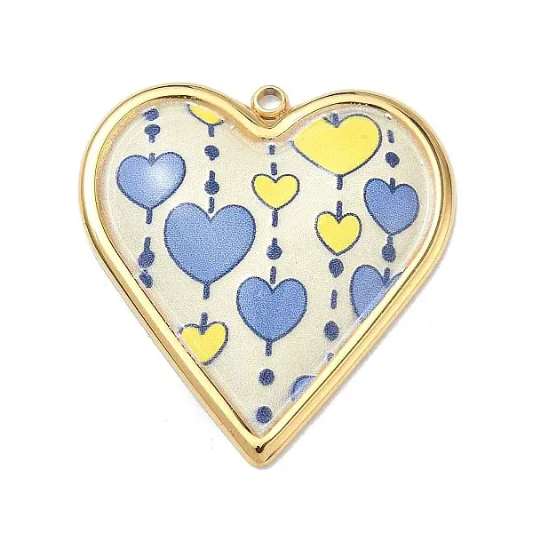 304 Stainless Steel Enamel Pendants