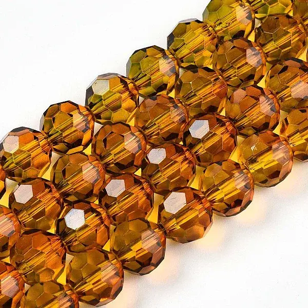 Baking Paint Transparent Glass Beads