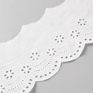 Cotton Embroidery Flower Lace Ribbon