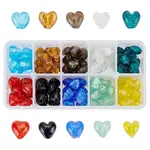 Valentine Gifts for Her Ideas Handmade Silver Foil Glass Beads
