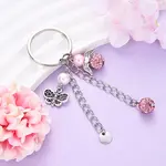 Glass Pearl & Alloy Keychian