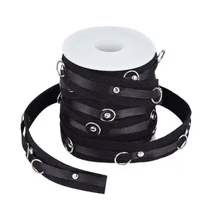 10 Yards Cotton & Brass Button Tapes