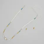 Miyuki & Natural Freshwater Pearl Braided Necklace for Women