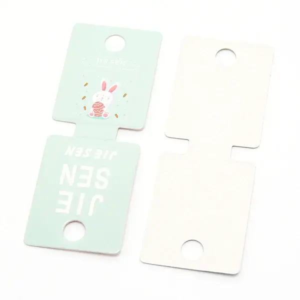 Paper Hair Ties Display Cards