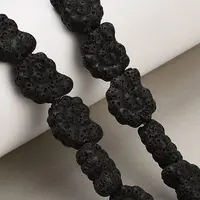 Natural Lava Rock Beads Strands