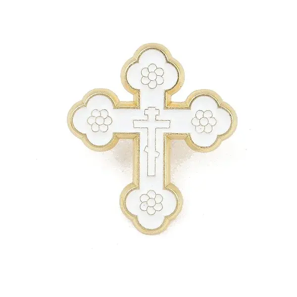 Orthodox Cross Enamel Pins