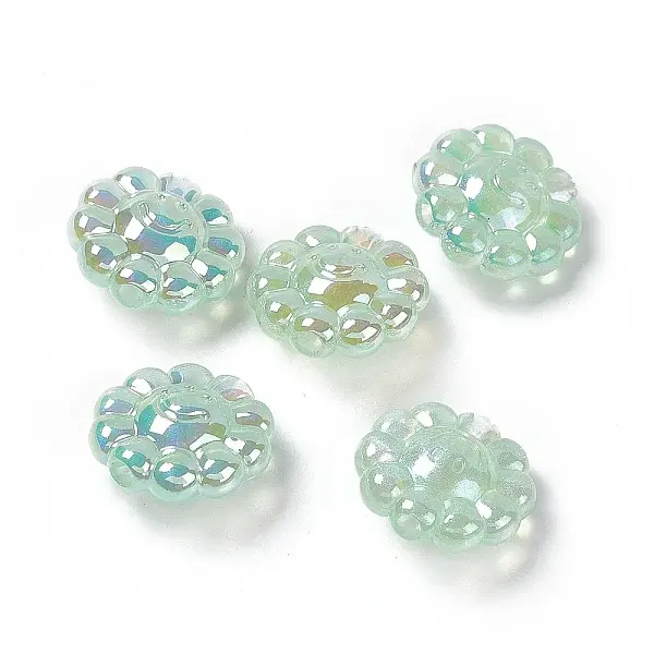 UV Plating Acrylic European Beads