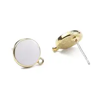 Alloy Enamel Stud Earring Findings