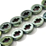 Electroplated Synthetic Non-magnetic Hematite Beads Strands