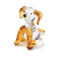 Handmade Lampwork Dog Display Decorations