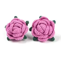 Cotton Knitting Artificial Flower