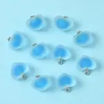 10Pcs Frosted Resin Pendants