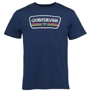 Quiksilver RANGE LIFE FRONT SS Pánské triko, modrá, velikost