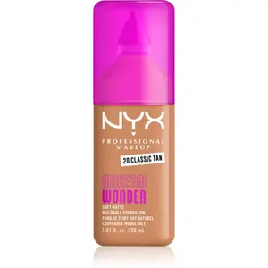 NYX Professional Makeup Make ‘Em Wonder ľahký zmatňujúci make-up odtieň 20 Classic Tan 30 ml