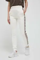 Tepláky Guess BRITNEY béžová barva, s aplikací, V2YB15 KB3P2