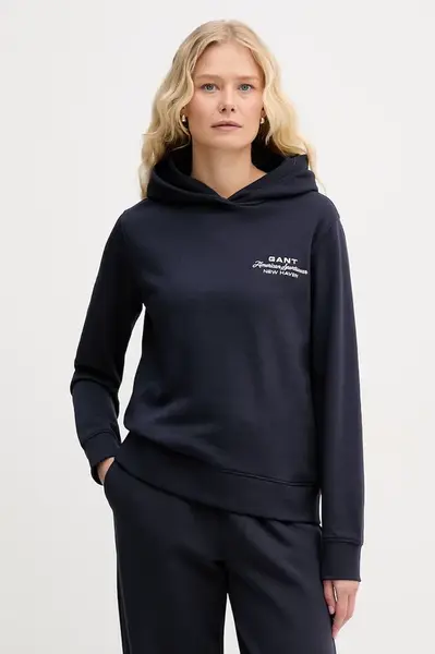 Gant mikina s kapucí dámská bavlněná