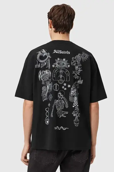 Bavlněné tričko AllSaints TERRA