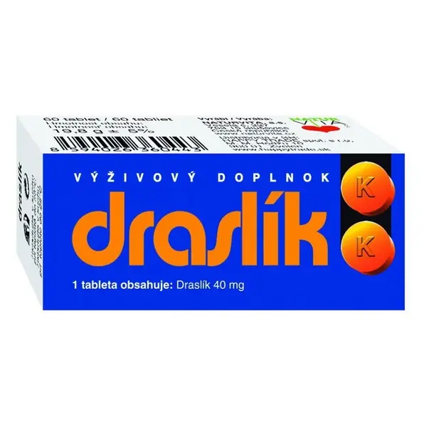 NATURVITA Draslík 60 tabliet