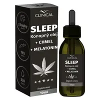 CLINICAL Sleep konopný olej + chmeľ + melatonín 10 ml