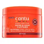 Cantu Shea Butter Define & Shine Custard stylingový krém pre lesk vlnitých a kučeravých vlasov 340 g