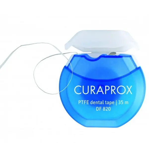CURAPROX Antibakteriálna dentálna páska s Chlórhexidínom DF 820 35 m