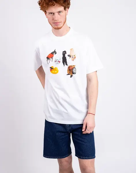 Carhartt WIP S/S Jacob Rochester T-Shirt White XS
