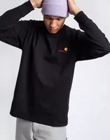 Carhartt WIP L/S American Script T-Shirt Black XL