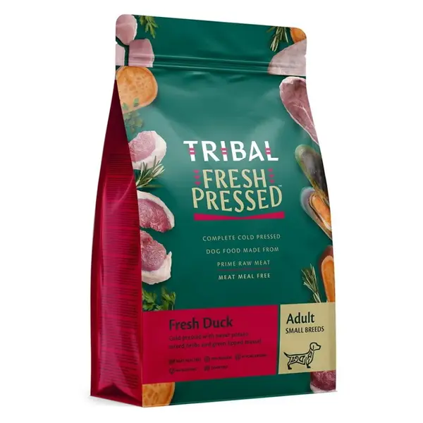 TRIBAL Fresh Pressed Duck Adult granule pre psov malých plemien 1,5 kg