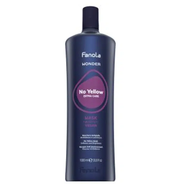 Fanola Wonder No Yellow Extra Care Mask neutralizujúca maska proti žltnutiu odtieňov 1000 ml