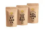 Káva Zlaté Zrnko - Top3 kávy na espresso ovocnej chuti 600g (Etiópia, Kostarika, Kolumbia)