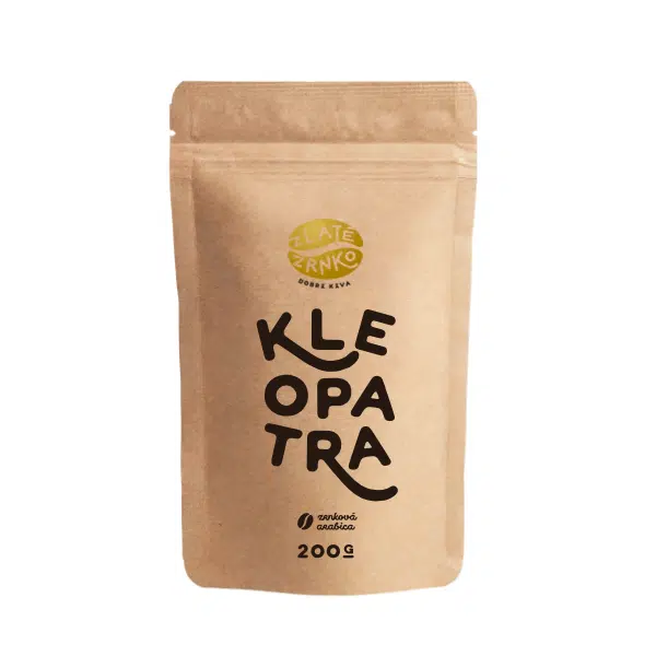 Káva Zlaté Zrnko - Kleopatra (Zmes 100% arabika) - "EXKLUZÍVNA" 200g