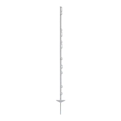 Sloupek plastový pro elektrický ohradník, délka 156 cm, 11 oček, bílý