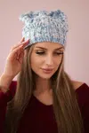 Kesi Čapica s fleece Roksana K209 modrá