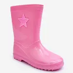 PG3 Detský gumový galoshes Pink Malvi