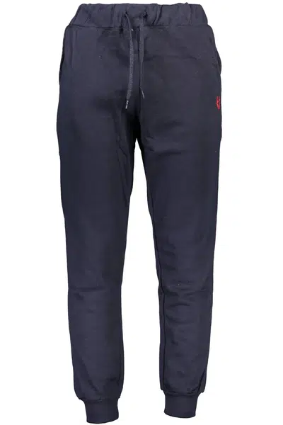 GIAN MARCO VENTURI MEN'S BLUE TROUSERS