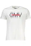 GIAN MARCO VENTURI MEN'S SHORT SLEEVE T-SHIRT WHITE