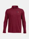 Under Armour UA Tech Textured 1/2 Zip-RED T-shirt - Boys