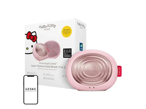 Sonický termo kartáček na obličej GESKE Hello Kitty 5v1
