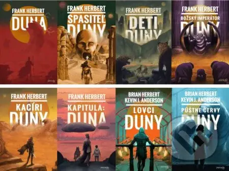 Kolekcia kníh DUNA Frank Herbert (8 kníh) - Frank Herbert - kniha z kategorie Sci-fi a fantasy